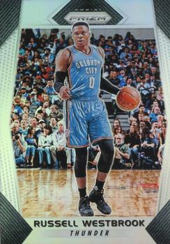 2017-18 Panini Prizm - Prizms Silver #261 Russell Westbrook Front