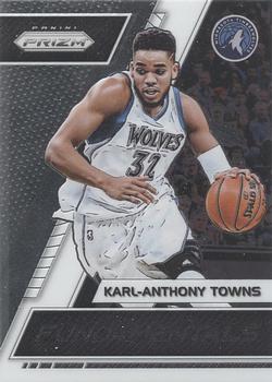 2017-18 Panini Prizm - Fundamentals #17 Karl-Anthony Towns Front