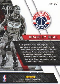 2017-18 Panini Prizm - Fundamentals #20 Bradley Beal Back