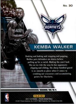 2017-18 Panini Prizm - Fundamentals #30 Kemba Walker Back