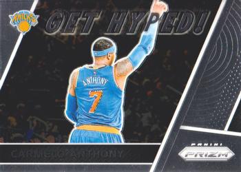 2017-18 Panini Prizm - Get Hyped! #GH-CA Carmelo Anthony Front