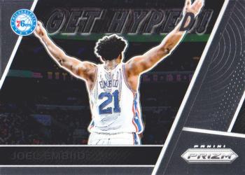 2017-18 Panini Prizm - Get Hyped! #GH-JE Joel Embiid Front