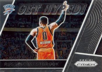 2017-18 Panini Prizm - Get Hyped! #GH-RW Russell Westbrook Front