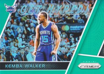 2017-18 Panini Prizm - Get Hyped! Prizms Green #GH-KW Kemba Walker Front