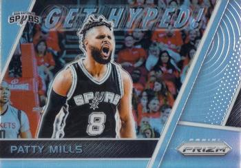 2017-18 Panini Prizm - Get Hyped! Prizms Silver #GH-PM Patty Mills Front