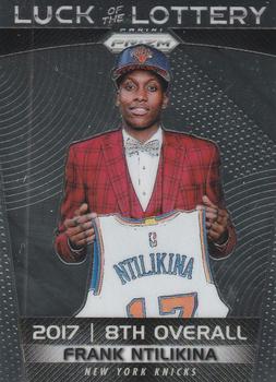 2017-18 Panini Prizm - Luck of the Lottery #LL-FNT Frank Ntilikina Front