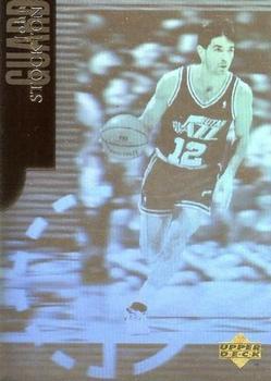 1995-96 Collector's Choice English II - International Special Edition Holograms #H8 John Stockton Front