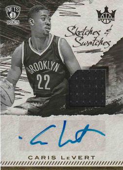 2017-18 Panini Court Kings - Sketches and Swatches #SS-CL Caris LeVert Front