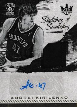 2017-18 Panini Court Kings - Sketches and Swatches #SS-AK Andrei Kirilenko Front