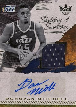 2017-18 Panini Court Kings - Sketches and Swatches #SS-DM Donovan Mitchell Front