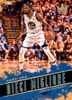 2017-18 Panini Court Kings - Dieci Migliore #5 Kevin Durant Front