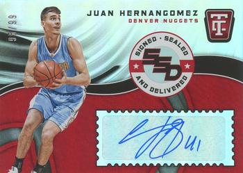 2017-18 Panini Totally Certified - Signed, Sealed, and Delivered #SSD-JH Juan Hernangomez Front