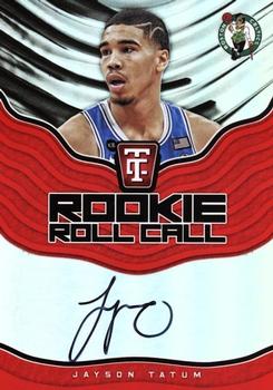 2017-18 Panini Totally Certified - Rookie Roll Call Red #RRC-JT Jayson Tatum Front