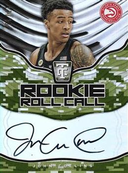 2017-18 Panini Totally Certified - Rookie Roll Call Camo #RRC-JCO John Collins Front