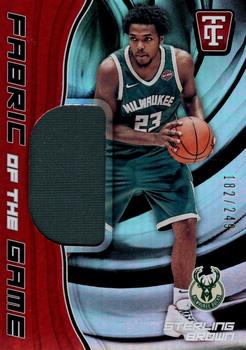 2017-18 Panini Totally Certified - Fabric of the Game Rookies #FR-SBR Sterling Brown Front