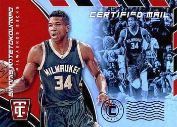 2017-18 Panini Totally Certified - Certified Mail #2 Giannis Antetokounmpo Front