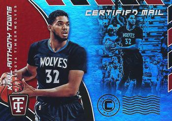 2017-18 Panini Totally Certified - Certified Mail #10 Karl-Anthony Towns Front