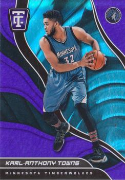 2017-18 Panini Totally Certified - Purple #32 Karl-Anthony Towns Front