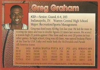 1992-93 Indiana Hoosiers #NNO Greg Graham Back