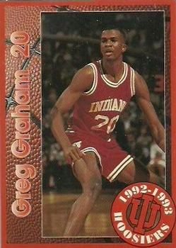 1992-93 Indiana Hoosiers #NNO Greg Graham Front