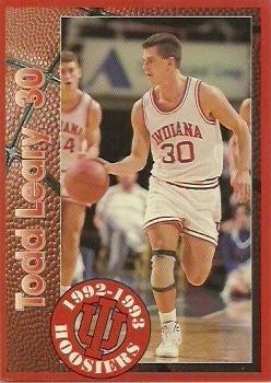 1992-93 Indiana Hoosiers #NNO Todd Leary Front