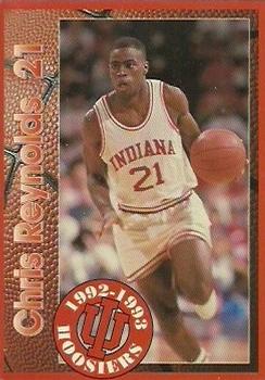 1992-93 Indiana Hoosiers #NNO Chris Reynolds Front