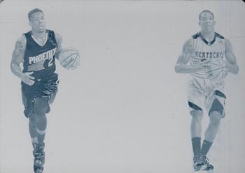 2015-16 Panini Flawless - Now and Then Signatures Printing Plates Cyan #NT-EB Eric Bledsoe Front