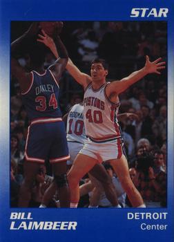 1990-91 Star H.R.H.C. Detroit Pistons - Glossy #9 Bill Laimbeer Front