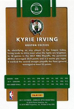 2017-18 Donruss Optic #26 Kyrie Irving Back