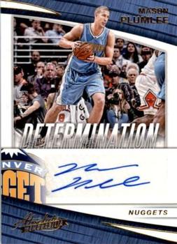 2017-18 Panini Absolute - Determination #D-MP Mason Plumlee Front