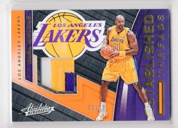 2017-18 Panini Absolute - Established Threads Prime #ET-KML Karl Malone Front
