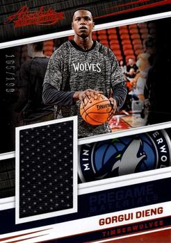 2017-18 Panini Absolute - Pre-Game Materials #PG-GDG Gorgui Dieng Front