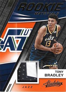 2017-18 Panini Absolute - Rookie Materials Prime #RM-TBD Tony Bradley Front
