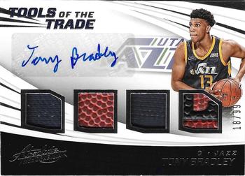 2017-18 Panini Absolute - Tools of the Trade Four Swatch Signatures #TT4-TB Tony Bradley Front