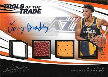 2017-18 Panini Absolute - Tools of the Trade Four Swatch Signatures Level 2 #TT4-TB Tony Bradley Front