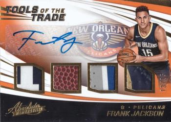 2017-18 Panini Absolute - Tools of the Trade Four Swatch Signatures Level 2 #TT4-FJ Frank Jackson Front