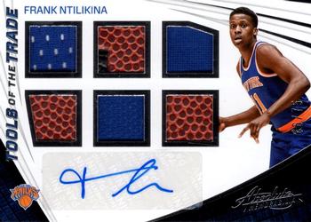 2017-18 Panini Absolute - Tools of the Trade Six Swatch Signatures #TT6-FN Frank Ntilikina Front