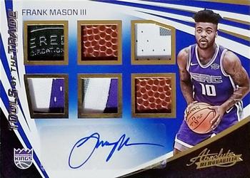 2017-18 Panini Absolute - Tools of the Trade Six Swatch Signatures Level 4 #TT6-FM Frank Mason III Front