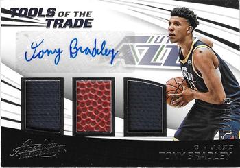 2017-18 Panini Absolute - Tools of the Trade Three Swatch Signatures #TT3-TB Tony Bradley Front