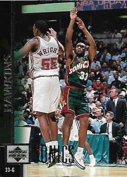 1997-98 Upper Deck Arby's Seattle SuperSonics #RB2 Hersey Hawkins Front