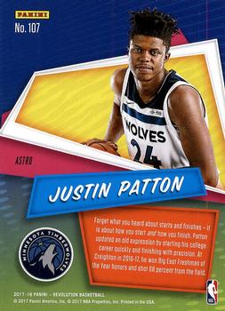 2017-18 Panini Revolution - Astro #107 Justin Patton Back