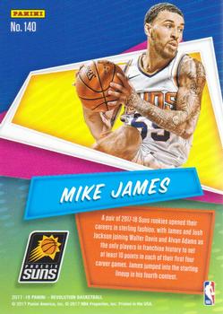2017-18 Panini Revolution - Chinese New Year #140 Mike James Back