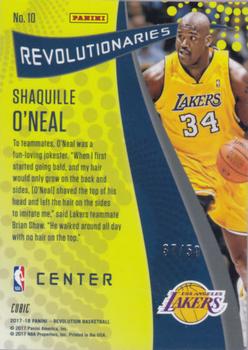 2017-18 Panini Revolution - Revolutionaries Cubic #10 Shaquille O'Neal Back