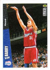 1996-97 Collector's Choice Italian Stickers #12 Brent Barry Front