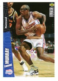 1996-97 Collector's Choice Italian Stickers #13 Lamond Murray Front