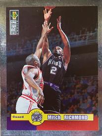 1996-97 Collector's Choice Italian Stickers #39 Mitch Richmond Front