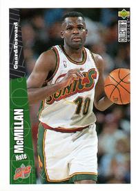 1996-97 Collector's Choice Italian Stickers #41 Nate McMillan Front