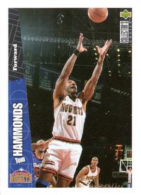 1996-97 Collector's Choice Italian Stickers #55 Tom Hammonds Front