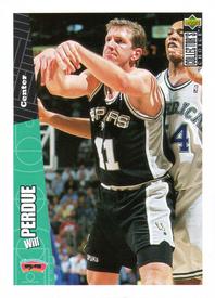 1996-97 Collector's Choice Italian Stickers #74 Will Perdue Front