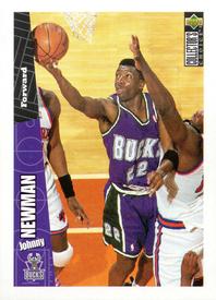 1996-97 Collector's Choice Italian Stickers #137 Johnny Newman Front